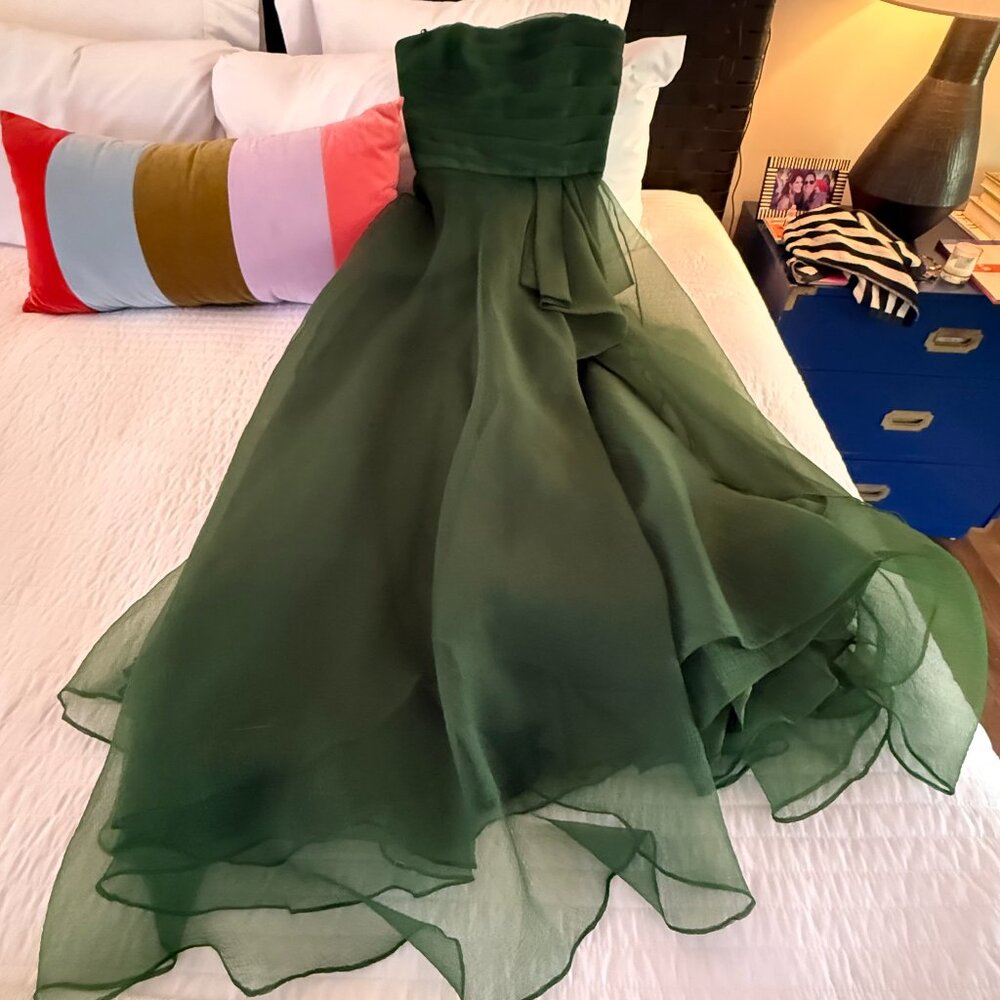 EUC Theia Teresa Strapless Gown, size 2 - Picture 2 of 8